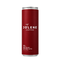 Jolene Red: Red Velvet Oat Milk Latte