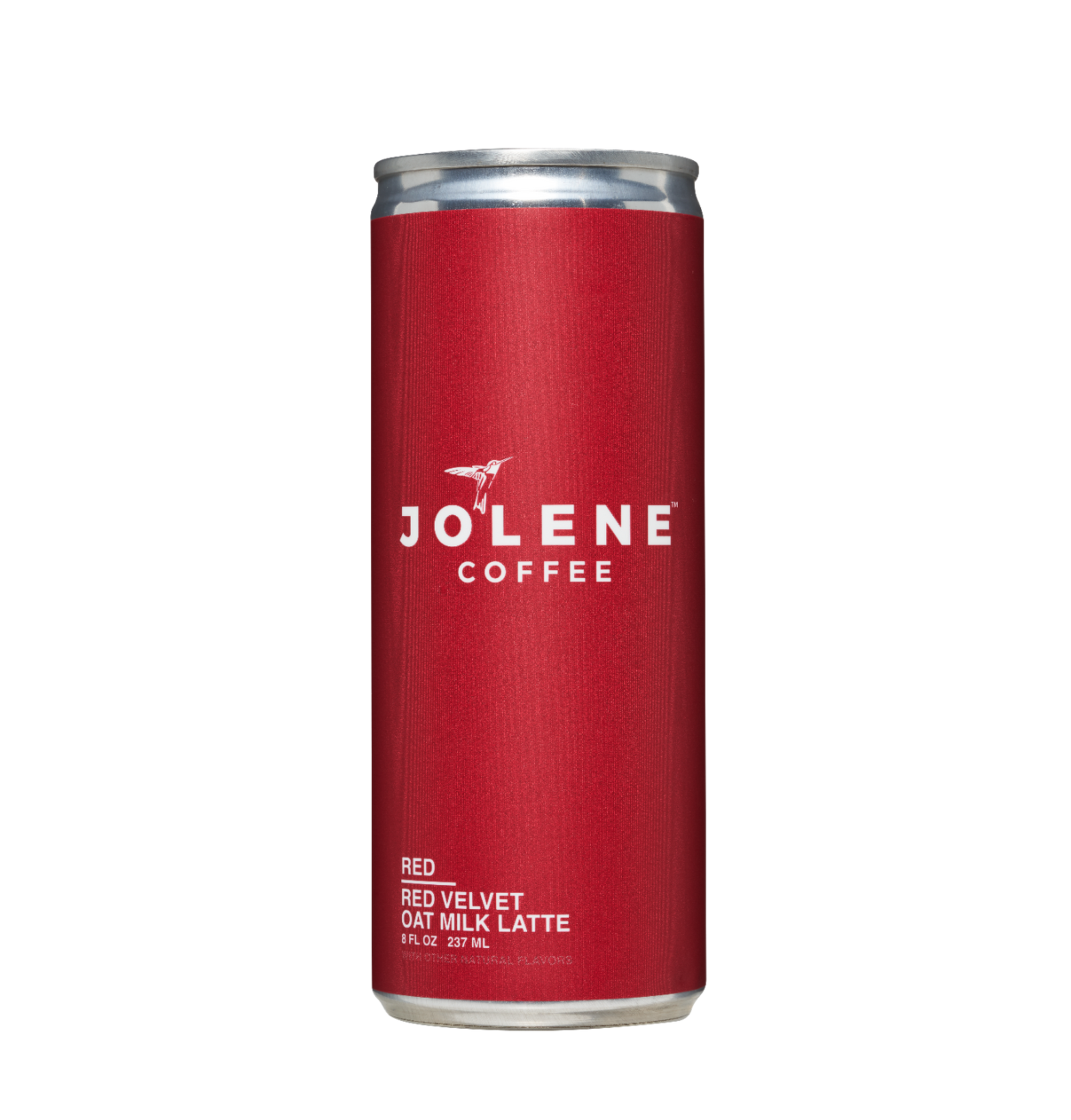 Jolene Red: Red Velvet Oat Milk Latte