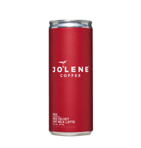 Jolene Red: Red Velvet Oat Milk Latte