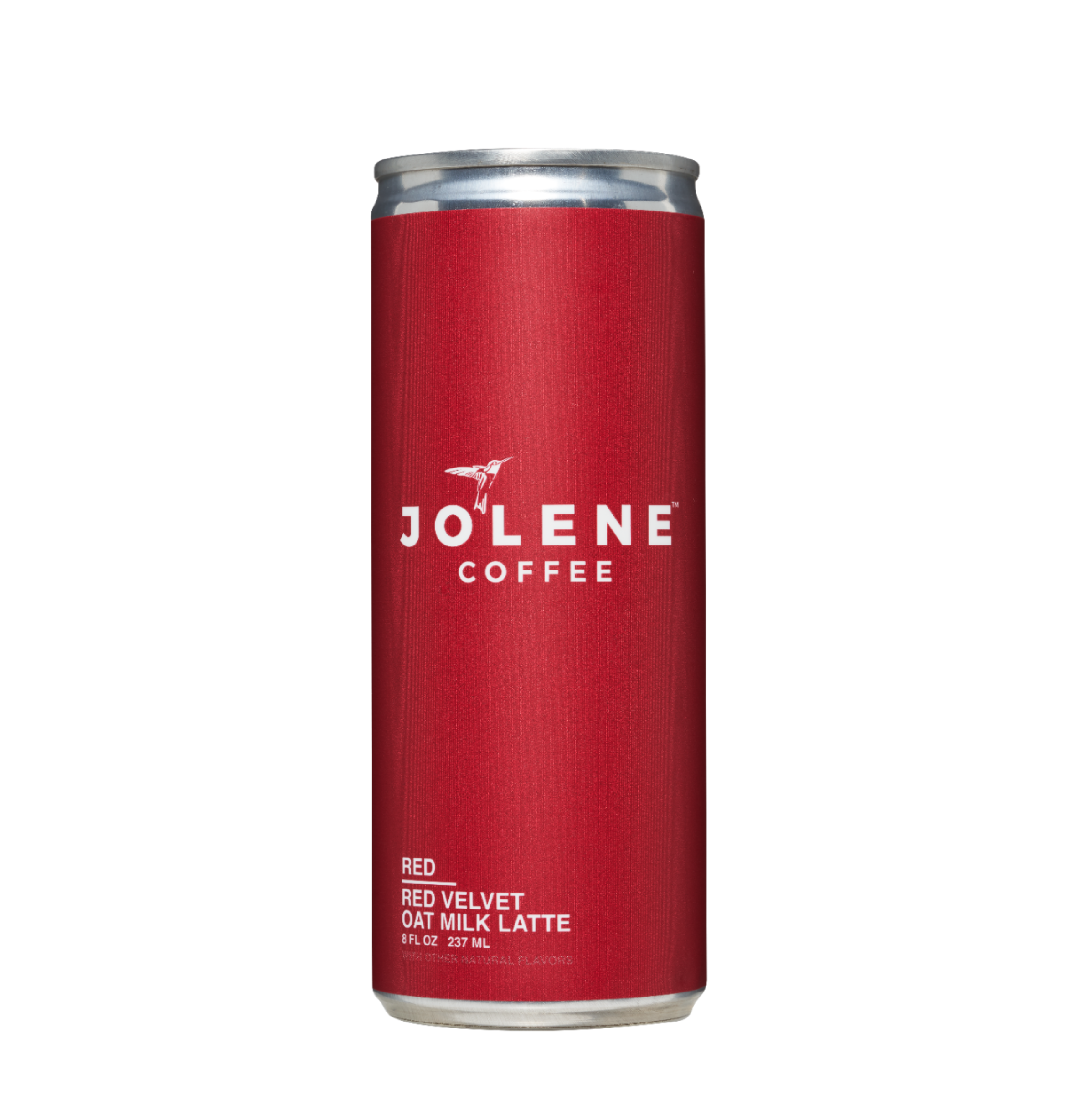 Jolene Red: Red Velvet Oat Milk Latte