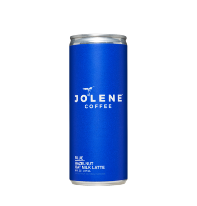 Jolene Blue: Hazelnut Oat Milk Latte